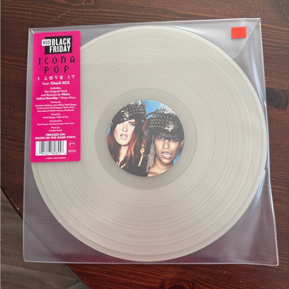 Icona Pop I Love It feat. Charli XCX RSD Record Store Day BF 2025 Vinyl